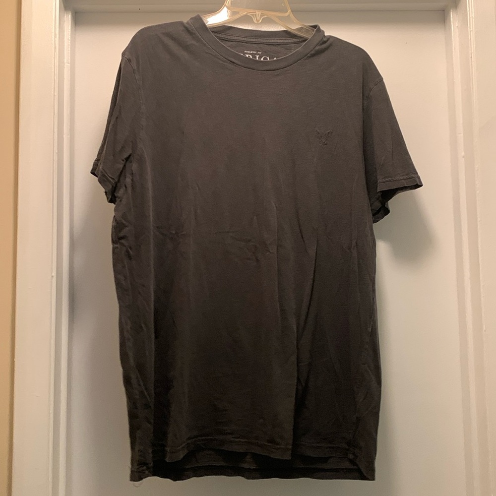 Athletic Fit Black/Grey American Eagle T-Shirt